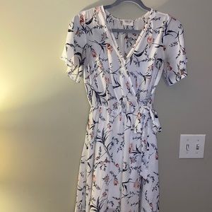 White Floral Dress